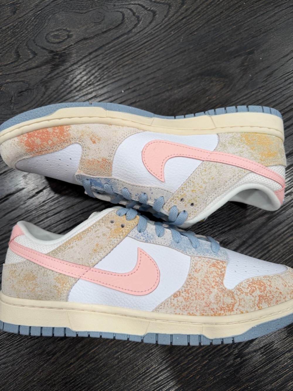 Nike Dunk Low Oxidized Pastels Size 9.5 2022 White Pink Blue OG
